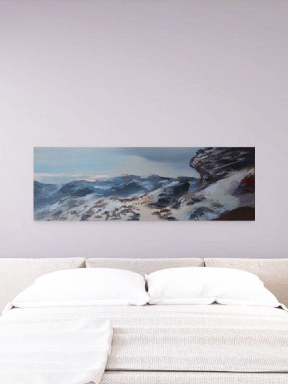 Scottish landscape – original painting 24”x8”